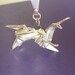 Silver Origami Unicorn Pendant - Blade Runner