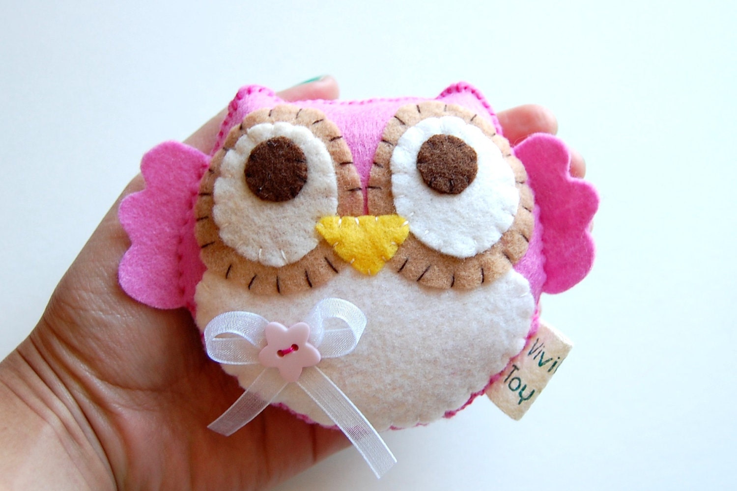 Girlie and Eco Friendly Plush Owl Toy