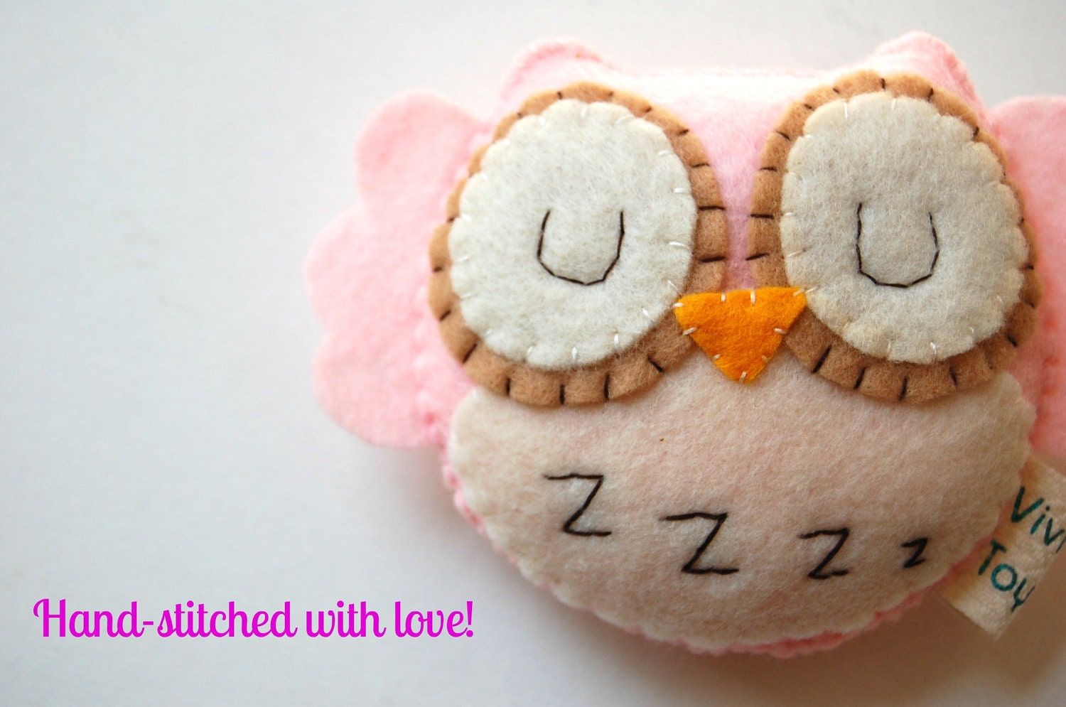 Shhhh... She is sleeping... Eco Friendly Plush Owl Stuffed Toy