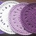Set of 4 Beauty of Violets Coasters