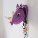 Rhinka the Rhino - Amigurumi Rhino Crochet Pattern - Faux Taxidermy - Crochet Wall Decor