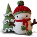 Amigurumi Pattern - Frosty the Snowman and Christmas Tree