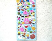 Cute Japanese Stickers L Size - Rolling Animals By Pool Cool (S661)
