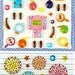 Japanese Stickers Summer Dress in Fireworks S40