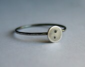 Button - Ring - Oxidized