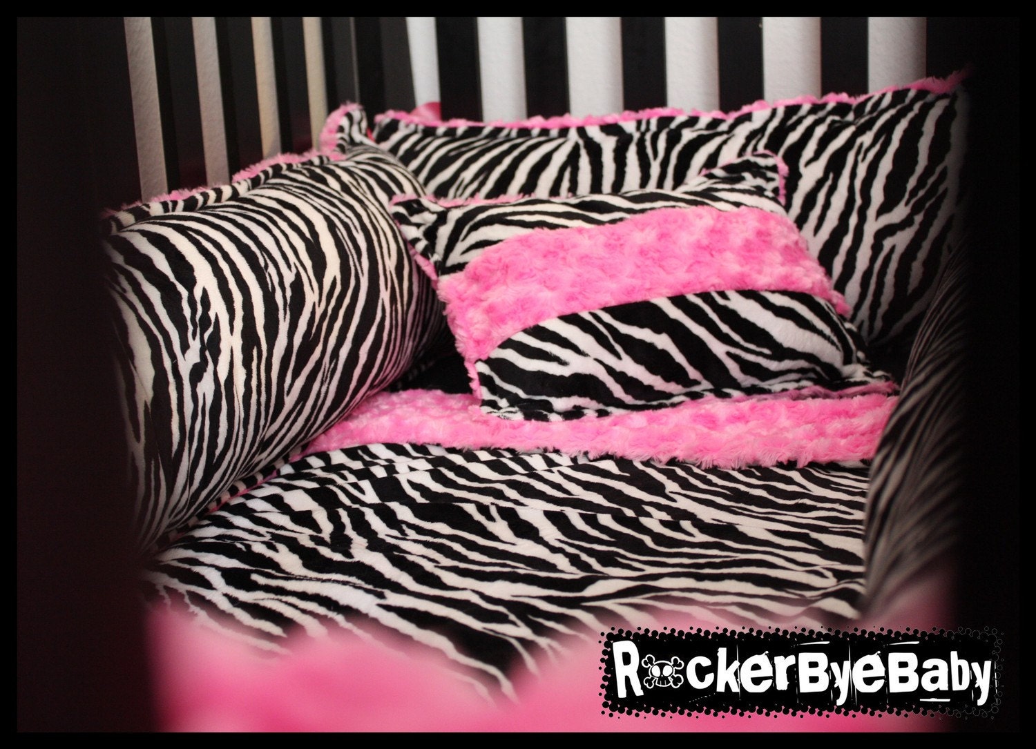 Punk Animal paisley or baroque print FOUR PIECE crib bedding set baby bedding made of minky pick from leopard zebra giraffe cow print