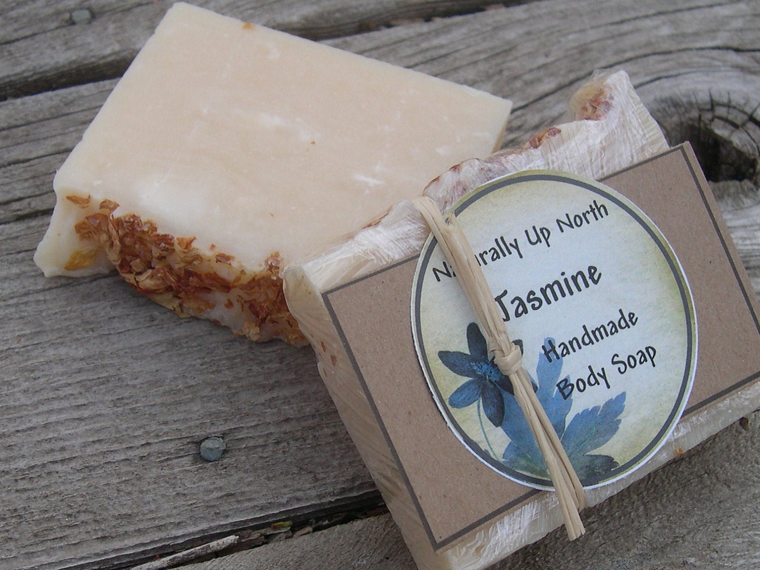Jasmine Handmade Cold Process Vegy Soap Romantic Velvety Sweet Flowery