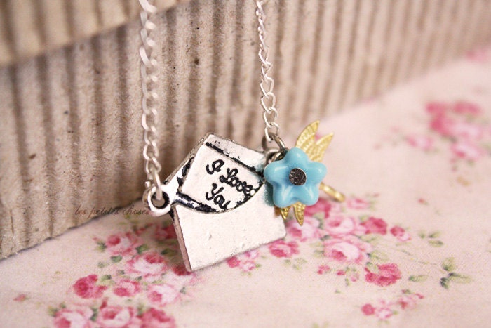 I love you - romantic everyday necklace