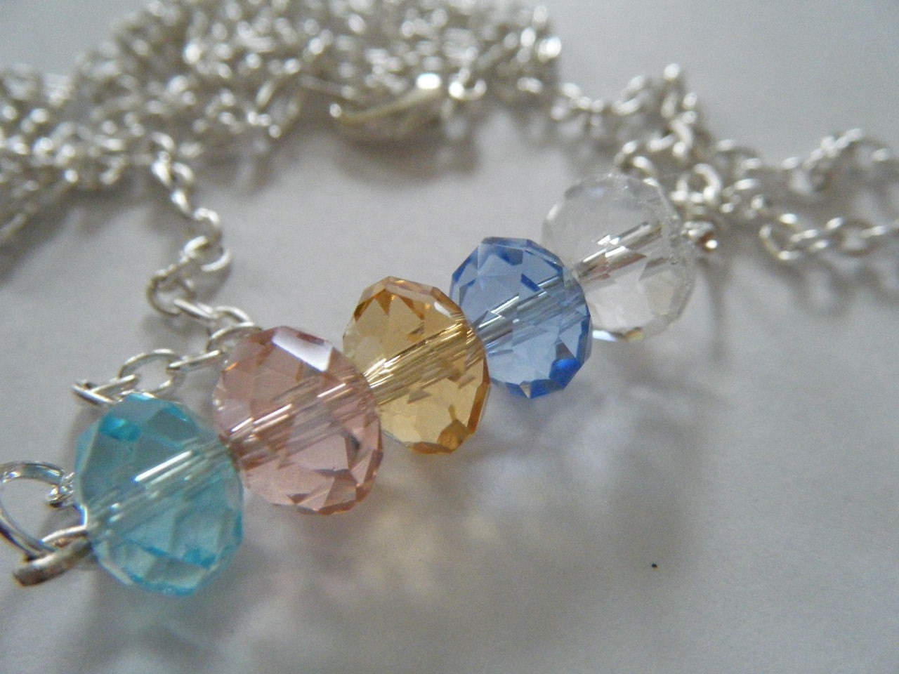 Pastel Palette Crystal Necklace