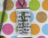 I Love Rock and Roll Pendant