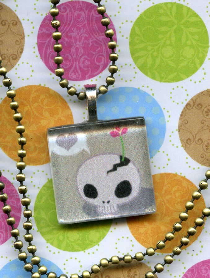 Skully Loves You Necklace