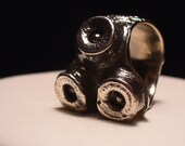 Mens OctopusME Suction Cup Ring Oxidized size 8 - 10 1/2