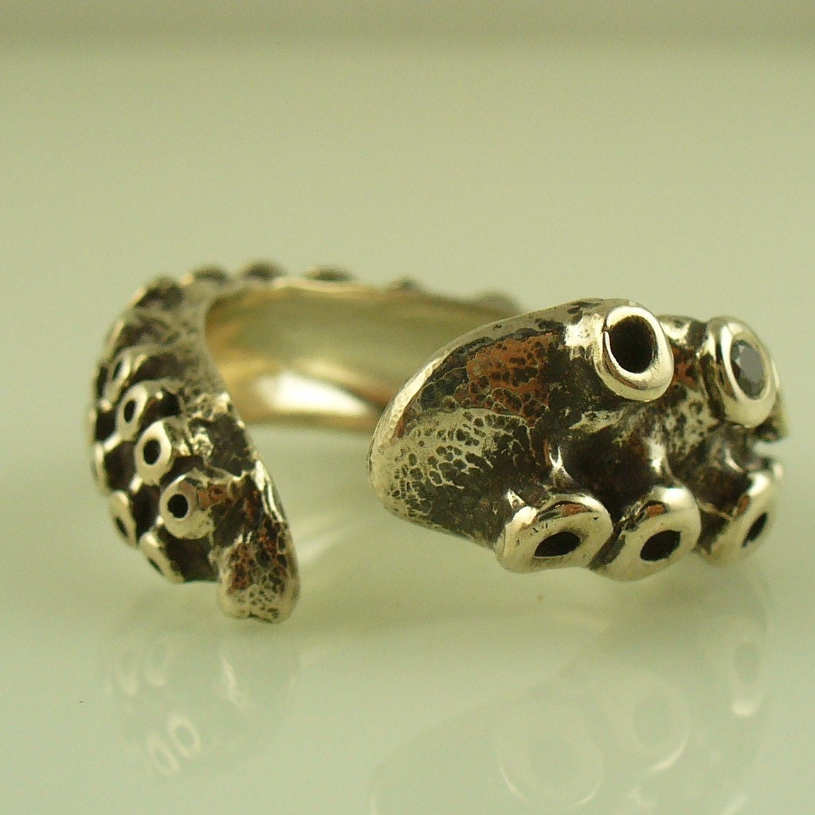 Black Diamond Tentacle Ring