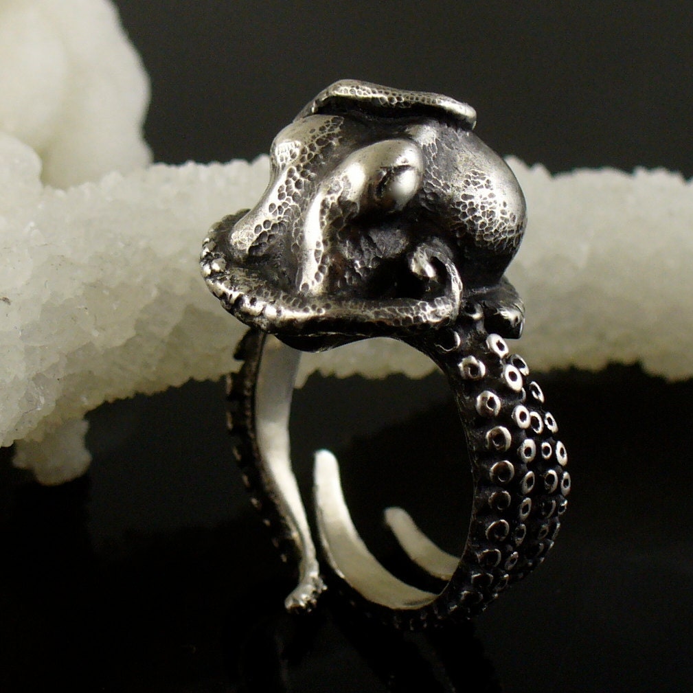 SALE - Kraken Octopus Ring OctopusME Miyu Decay Collaboration