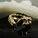 SALE 14K Yellow Gold Tentacle Ring