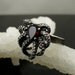 Blood Garnet Baby Octopus Ring
