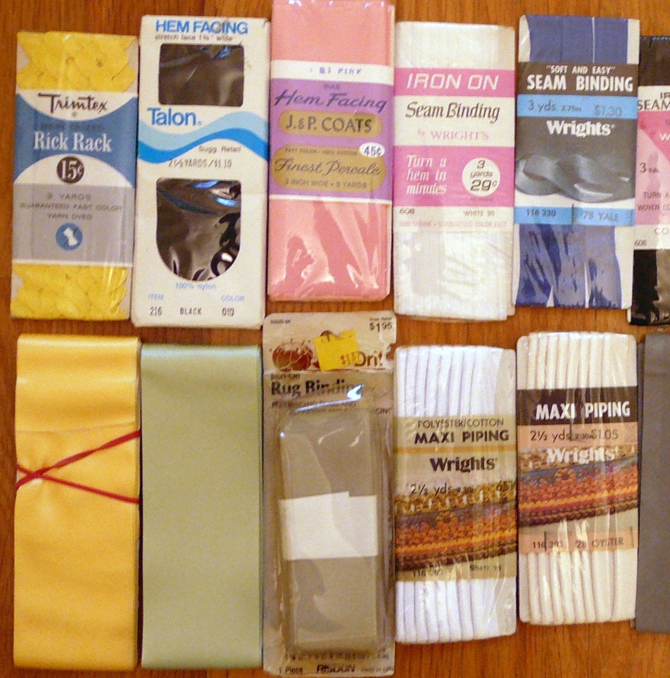 Sewing NOTIONS bias tape blanket binding hem tape lace by MaxAndCo