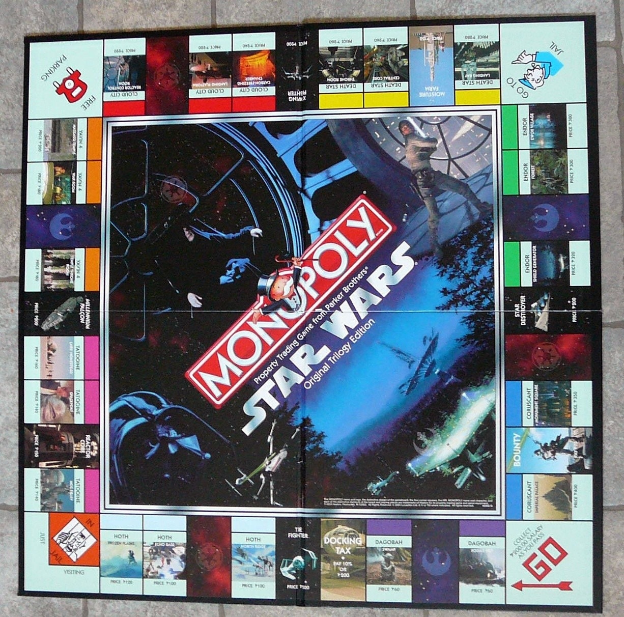 Reserved For Cherves Star Wars Monopoly Game Board By Maxandco