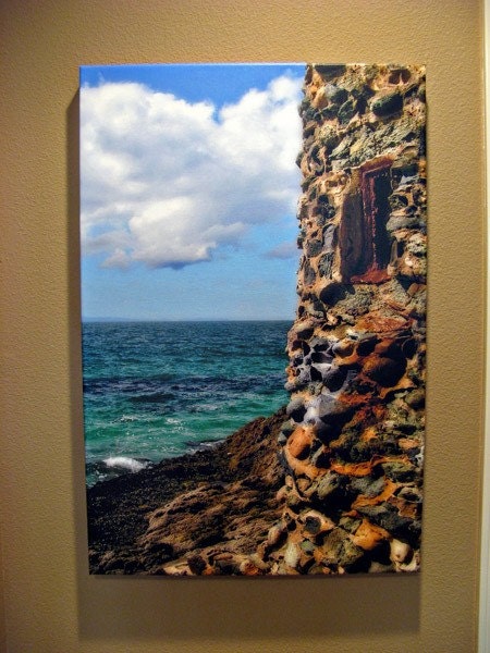 RESERVED for Ruth - TheTurquoise Door and Tower Window canvas prints