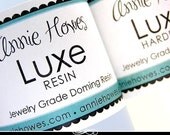LUXE Doming Resin. Jewelry Grade. Non-toxic Clear Epoxy Resin Doming Resin Kit with Measuring Cups, Stir Sticks, and Applicator Tips.
