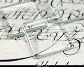 1 in clear square glass tiles. Clear Glass Tiles for Pendants and Magnets. Glamour FX Glass is an Annie Howes Exclusive.