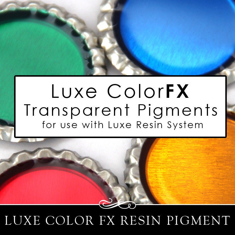 Epoxy Resin Pigment. Luxe Resin Color FX Gorgeous Transparent Color Dye for Resin. 1oz Size.