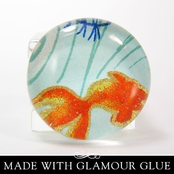 4 oz Bottle of Glamour Glue. EXCLUSIVE. Archival PVA Adhesive. Dries Clear and Flexible. Made in USA.