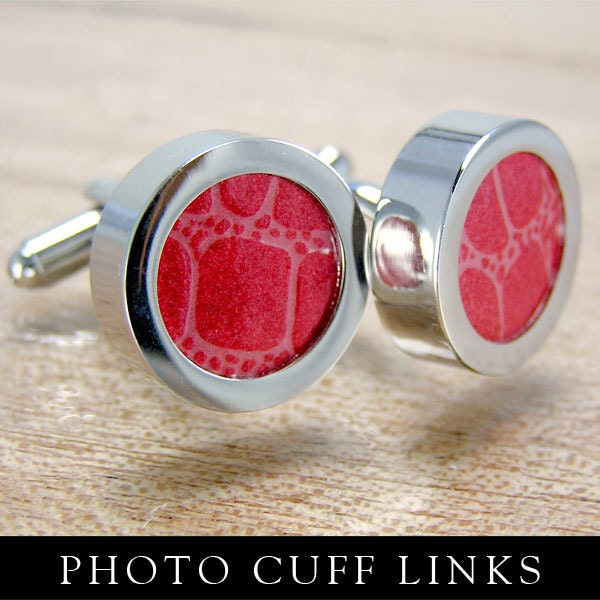 DIY Cuff Links. Something for the Dudes. Create Your Own Photo Cufflinks. Easy to Make. Add Your Own Image. Annie Howes.