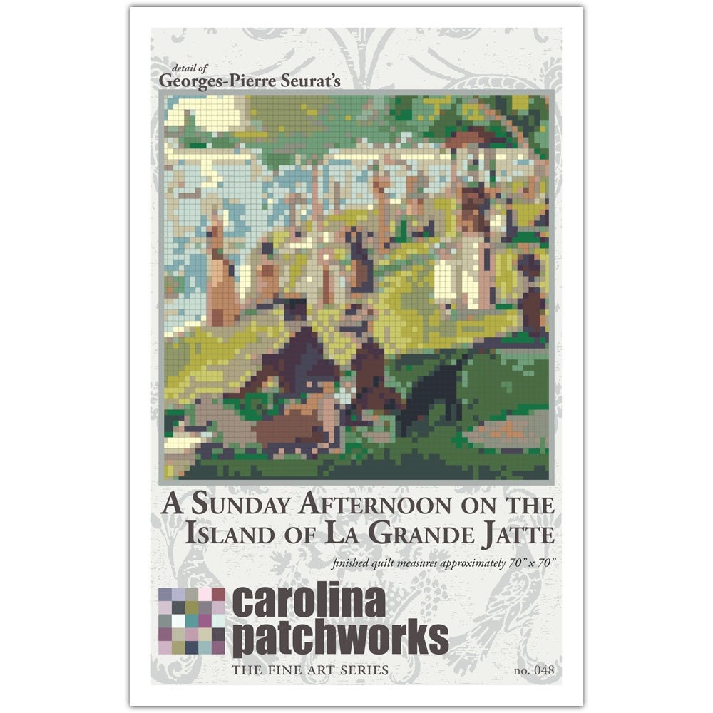 No. 048 -- A Sunday Afternoon on the Island of La Grande Jatte Quilt Pattern