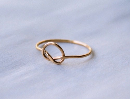 Thread of Gold Knot ring