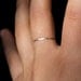 Sterling silver stacking ring -- One Single Ultra Thin ring