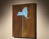 RESERVED FOR bsn212. New York and Nevada original map paintings