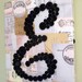 Button Letter Monogram -- Custom Design Your Own on 8"x10" Canvas -- by Letter Perfect Designs