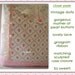 LAURA ASHLEY FABRIC CHENILLE DIAPER BAG hoganfe, VINTAGE TICKING