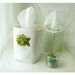 Flower Roses Oatmeal White LInen burlap Box diaper caddy  bin basket Storage Set 6 Weddings decor Gift Wrap Purple Organizer tagt team
