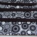 Jewelry Bag Roll Black and White