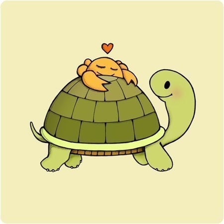 Baby boy shower gift -" I feel safe with you" turtle and crab nursery wall art 8x10
