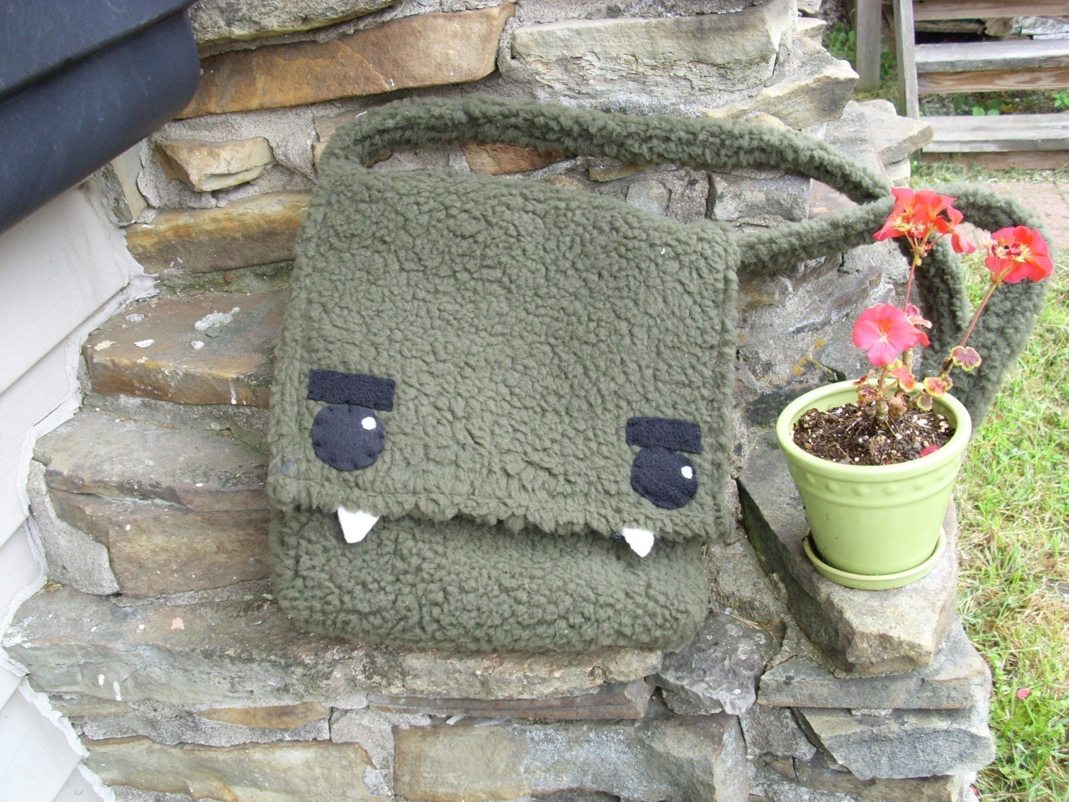 Grrr..Monster Messenger\/Laptop Bag Custom