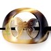 BUTTERFLY Organic Horn Hair Barrette Handmade