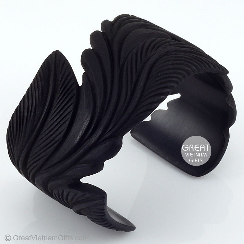 Handmade Organic Horn Cuff Bracelet