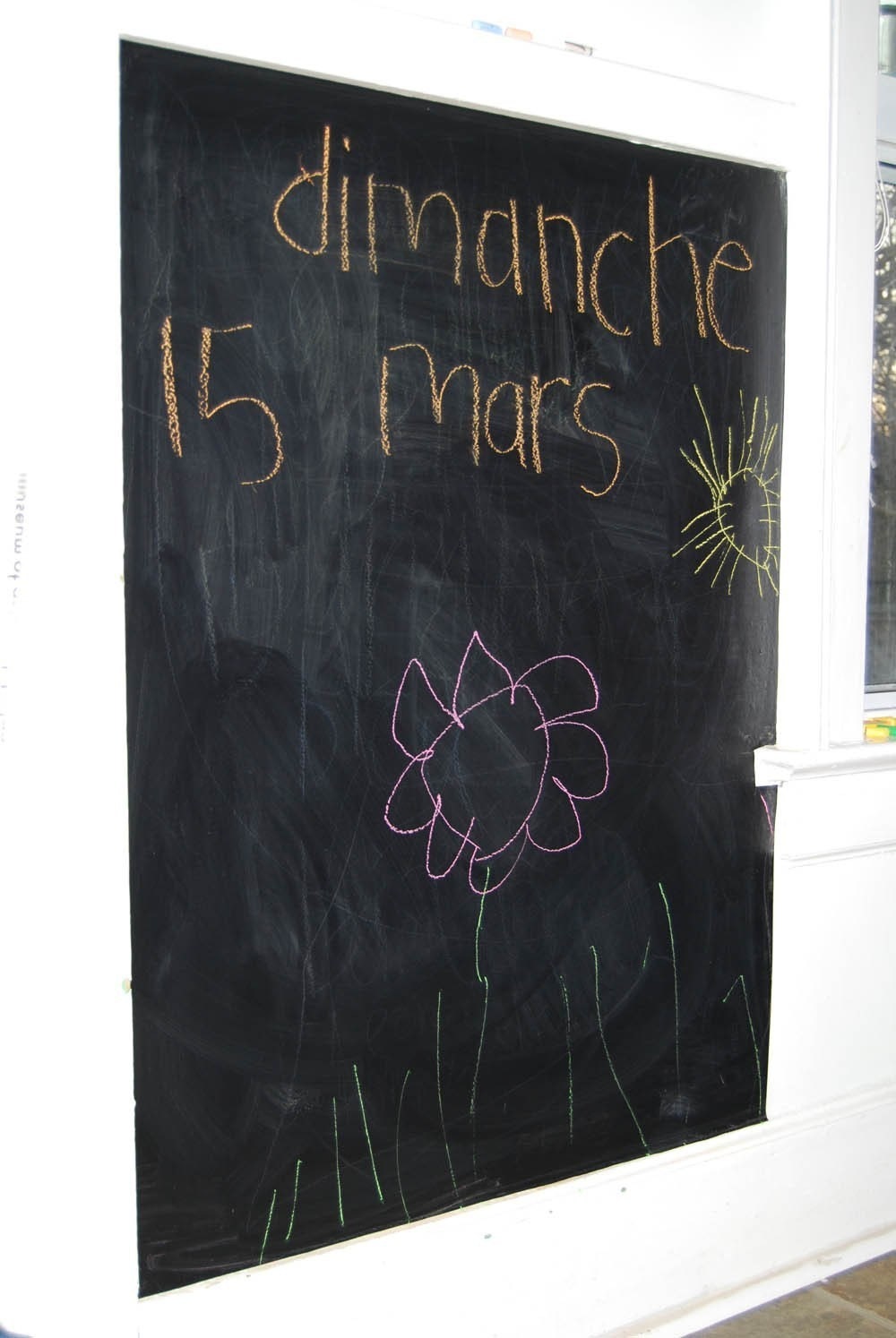 A Made to Measure Chalkboard Decal