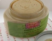 US Flat Rate Shipping-Gudonya whipped clean- Pumpkin Carmel Cheesecake --- vegan ---  8oz JAR Whipped Soap