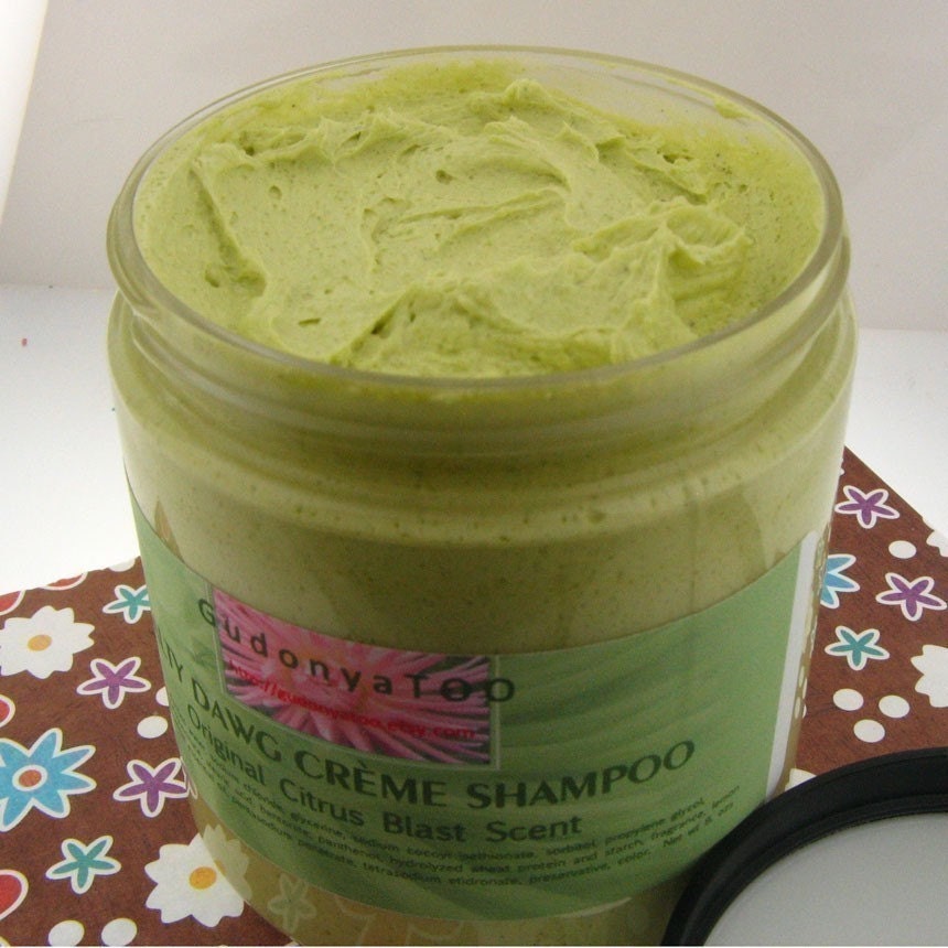Gudonya Salty DAWG Cream Shampoo (tm) - Original Citrus Blast --- vegan --- NEW 8oz JAR