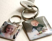 2 Custom Photo Key Chains - Double sided - Photos and/or any message