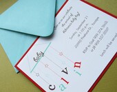 Mobile birth or shower announcement