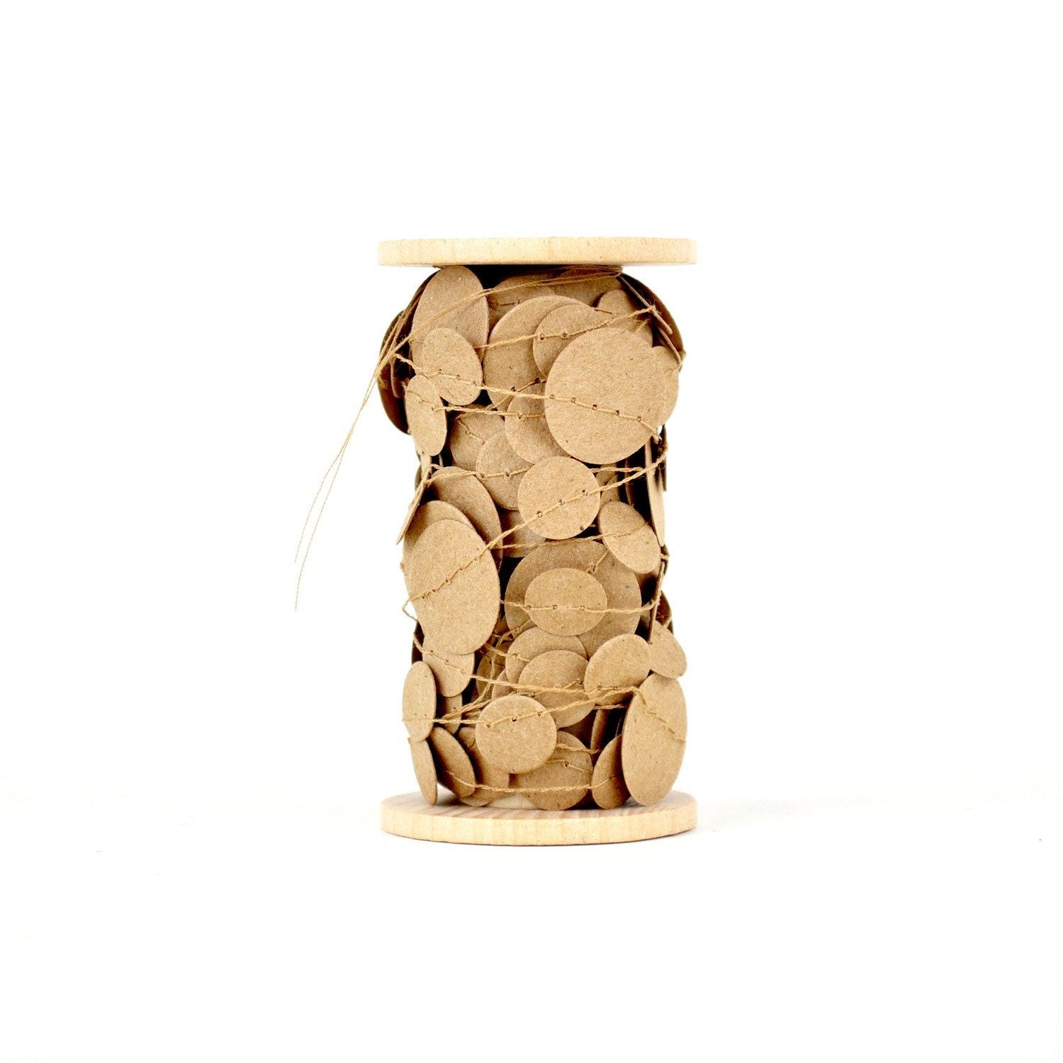 Recycled Kraft Confetti Garland