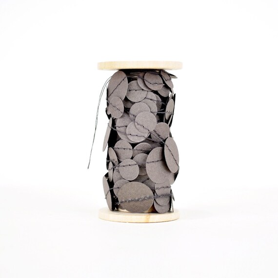 Slate Confetti Garland