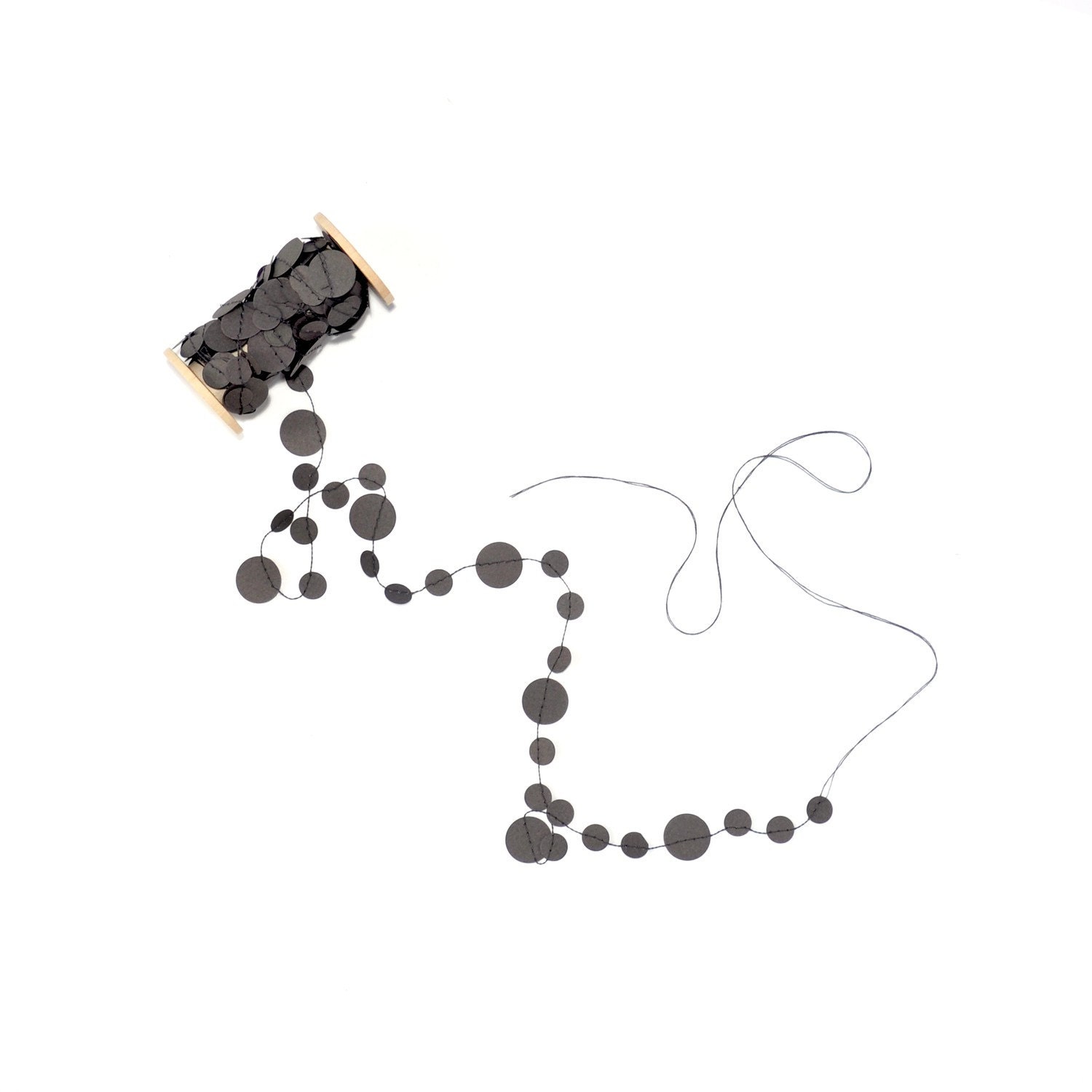 Slate Confetti Garland