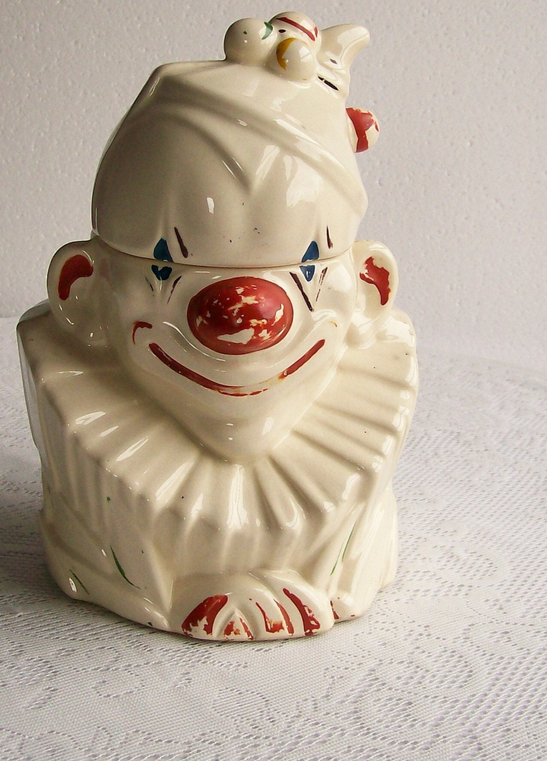 Vintage Cookie Jar McCoy Clown Classic by AletaFordBakerDesign