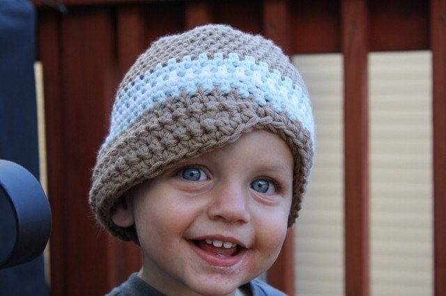 Crochet Pattern for Newsboy hat Size Baby to Toddler PDF (25)